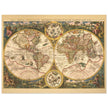 1596 World map by Arnold and Hendrik Van Langren. Orbis Terrae Compendiosa map fine art map is a marvel of historic cartography