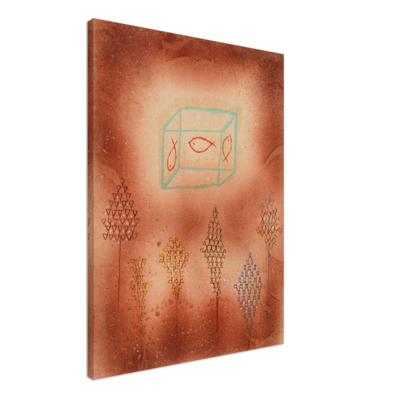 Paul Klee Aquarium im Garten ( Aquarium in garden) abstract painting.