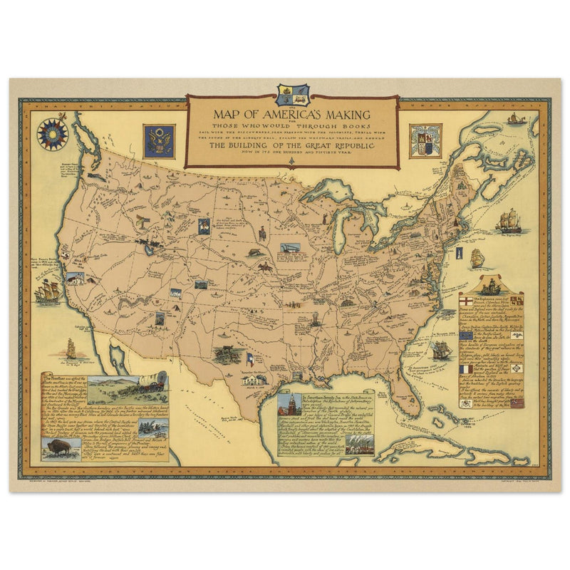 The Map of America’s Making by Paul Mayo Paine.