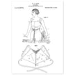 Brassiere patent drawing by M P Jacob.