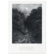 Gustave Dore illustration of King Arthur legend .Lancelot approaching the Castle of Astolat, Idylls of the King by Alfred Tennyson.