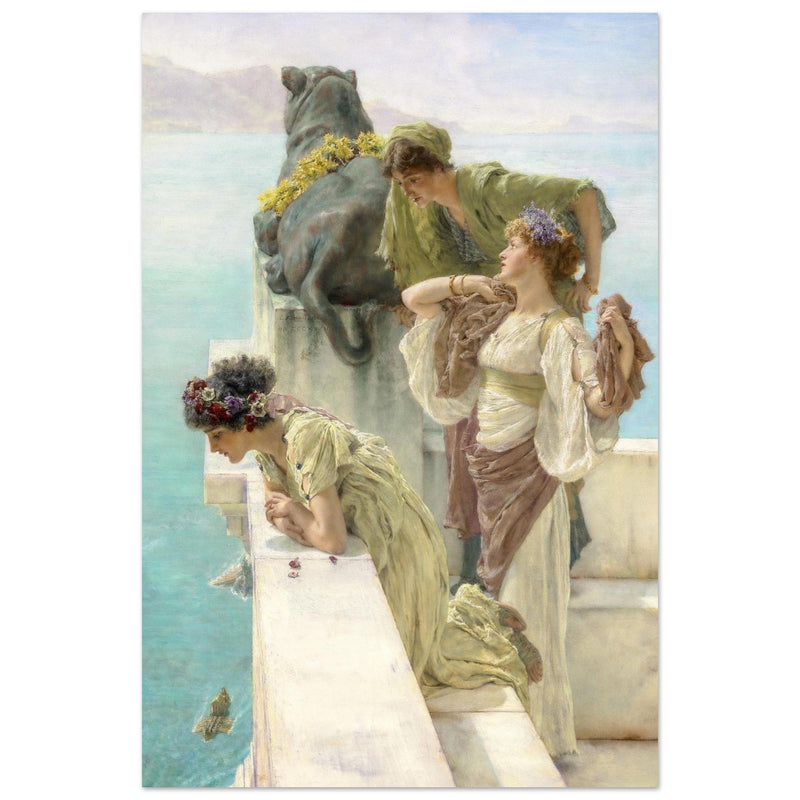 A Coign of Vantage by Sir Lawrence Alma Tadema painting.