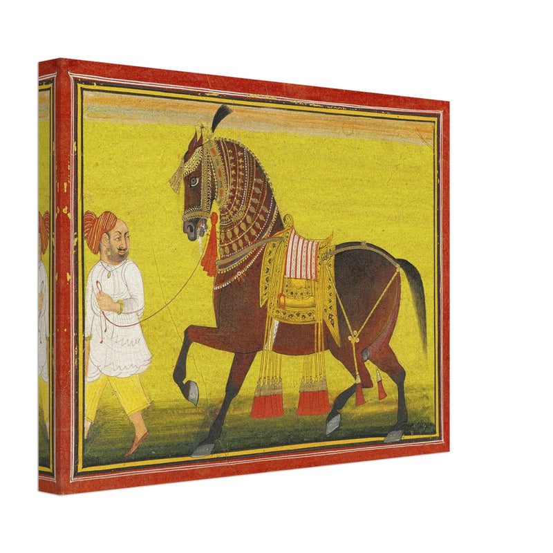 A Horse and a Groom attributed to Bagta Devgarh