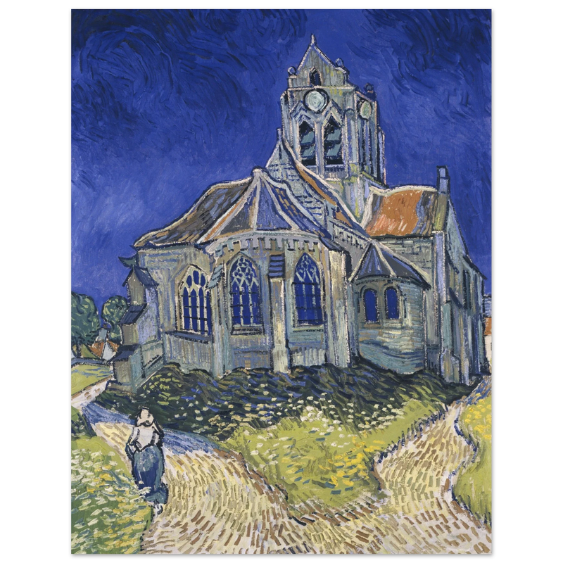 The Church in Auvers-sur-Oise View from the Chevet Vincent Van Gogh