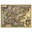 Ancient map of celtic Europe by Abraham Ortelius.
