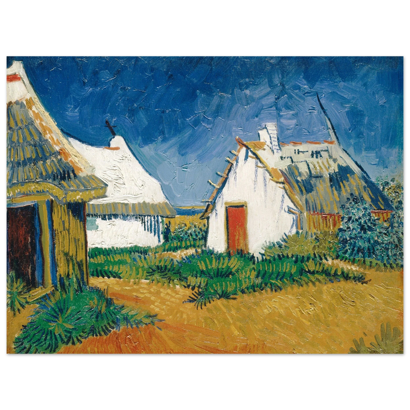 White Cottages at Saintes-Maries by Vincent Van Gogh