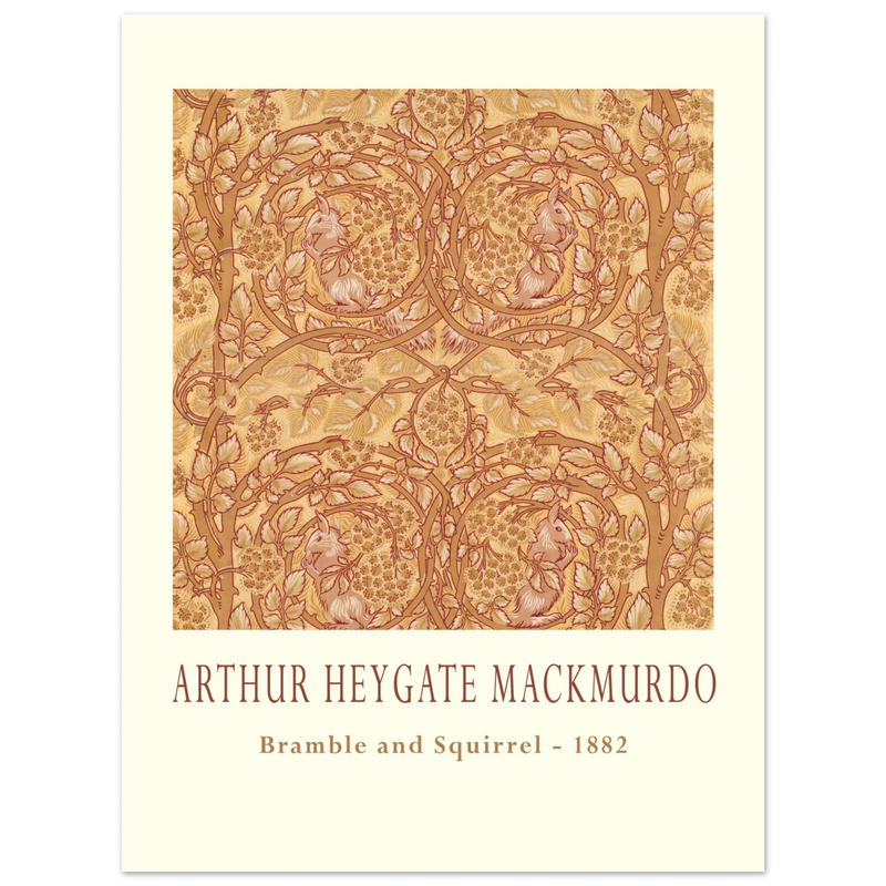 Arthur Heygate Mackmurdo Bramble and Squirrel .