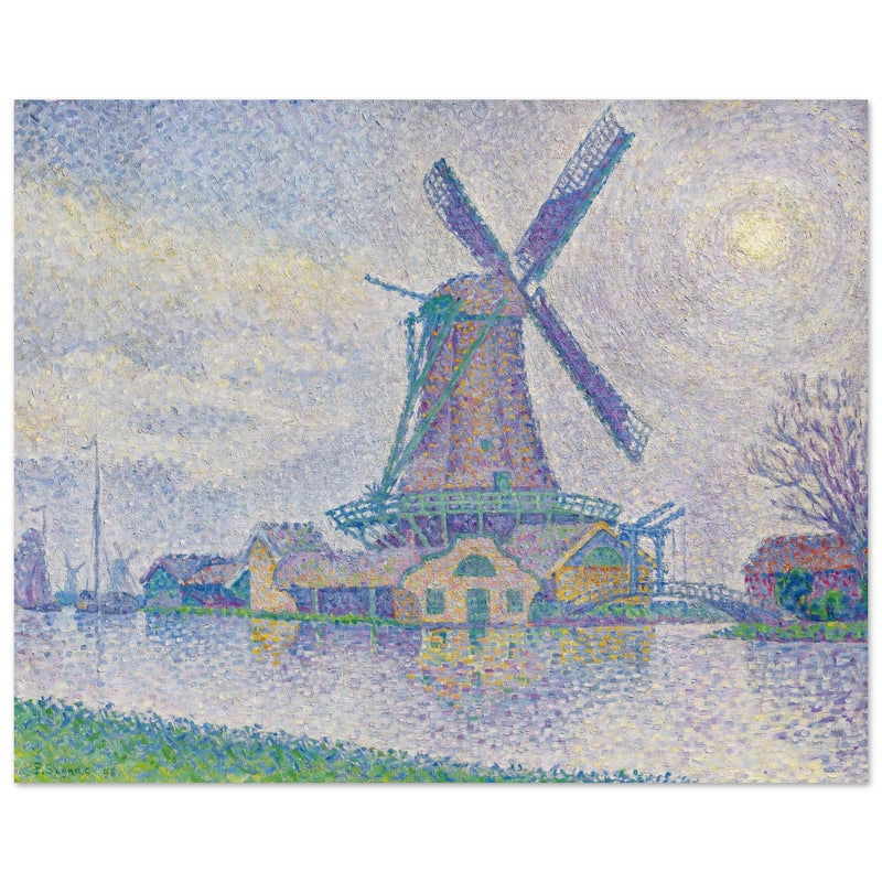 Paul Signac Moulin d' Edam Windmill in Edam painting