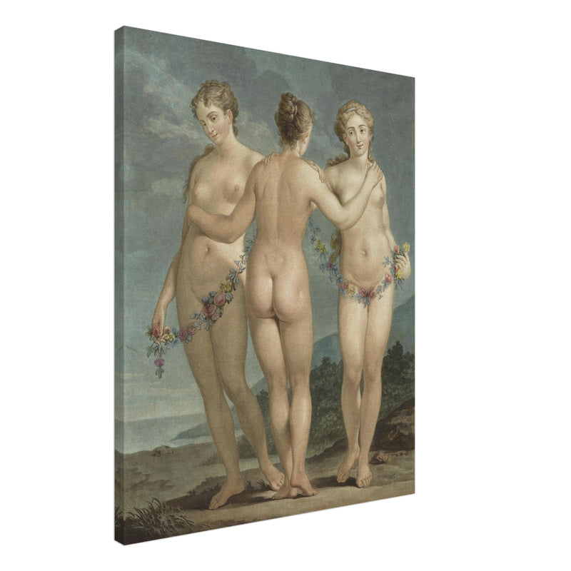 The Three Graces ( Les Trois Graces  ) painting by Jean François Janinet