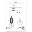 Electric Lighting patent  by Nikola Tesla.
