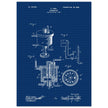 Carbureter vintage patent illustration by John Ford.