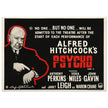 Psycho by Alfred Hitchcok's movie poster.