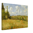 A Rye Field, Hill of Gratte Coqs Pontoise by Camille Pissarro 1877.