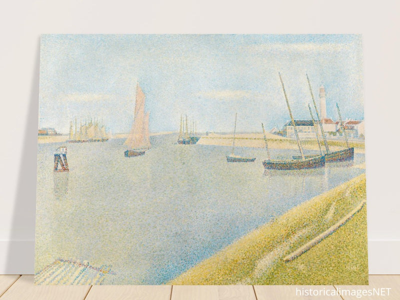 Georges Seurat The canal of Gravelines, in the direction of the sea.