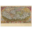 Ancient world map poster reproduction by Andrea Bertelli 1593