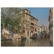 A canal in Venice by Martin Ricoca 1875. Italy .