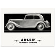 Adler Trumpf Junior Cabrio limousine car vintage print reproduction.