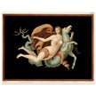 A Nereid sea nymph riding on a sea monster  hippocampus by Victor Steeger