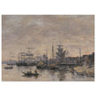 Bordeaux  the Harbor France by Eugene Boudin 1874.