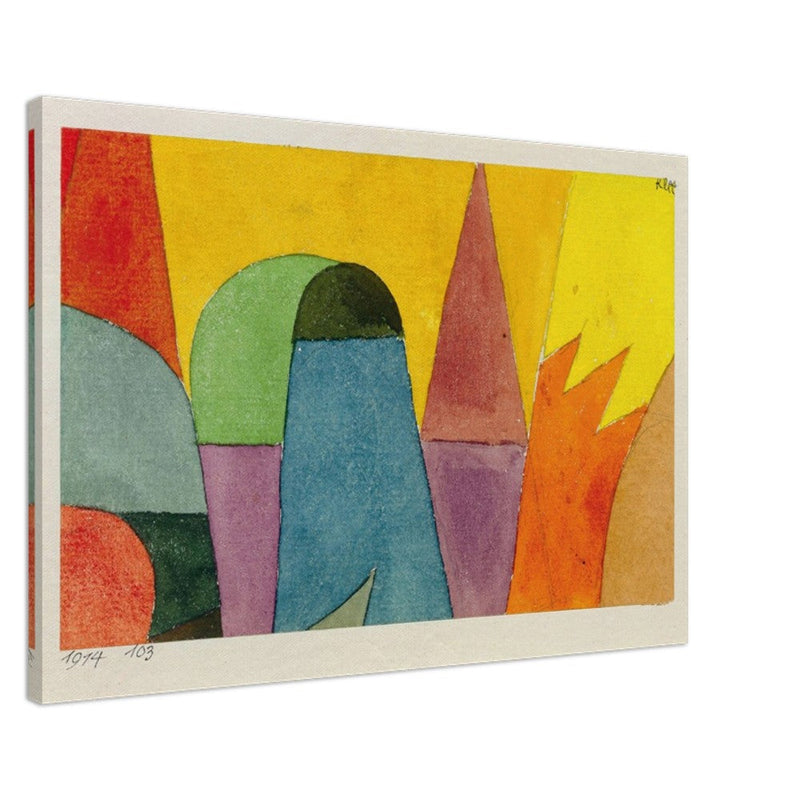 Paul Klee With the Mauve Triangle.