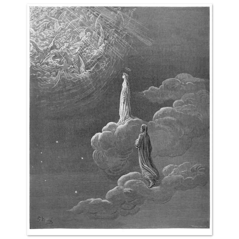 Gustave Dore illustration for The Divine Comedy by Dante Alighieri.  Paradise.