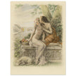 Paul Emile Becat erotic illustration Les Baiseres II ( The Kisses )