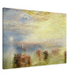 Approach to Venice by Joseph Mallord William Turner. Antique abstract painting of Venice Italy.