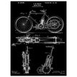 vintage motorcycle patent by G. M Holley.
