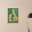 Old map of the British islands by Ernest Dudley Chase