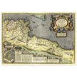 Ancient map of North Africa. Africae Propriae Tabula by Abraham Ortelius