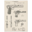 Firearm patent by John Moses Browning 1897 .