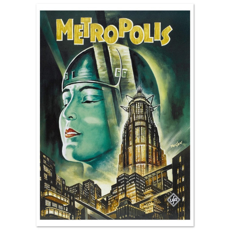 Metropolis movie poster.