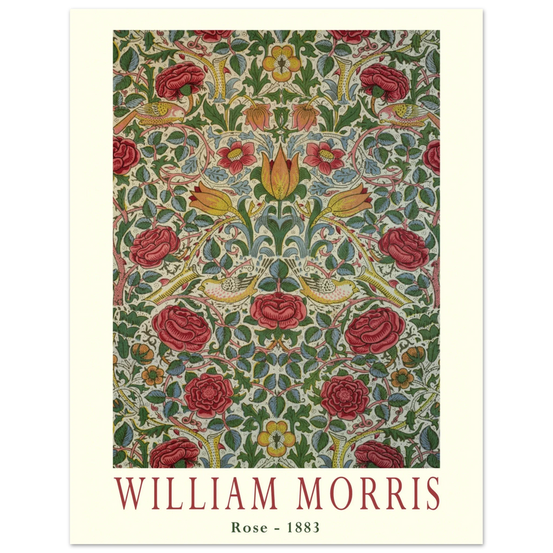 William Morris Rose 1883.