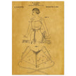 Brassiere patent drawing by M P Jacob.