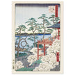 Kiyomizu Hall and Shinobazu Pond at Ueno by Utagawa Hiroshige
