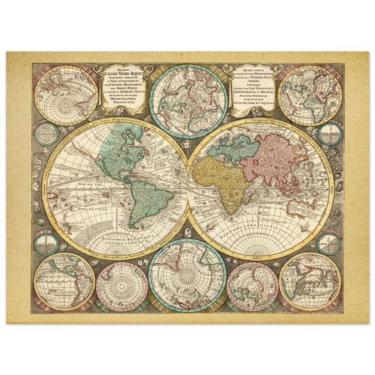 Diversi Globi Terr-Aquei by Matthäus Seutter