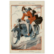 Avance a l'allumage vintage illustration printed in Fantasio by Léon Bonnotte.