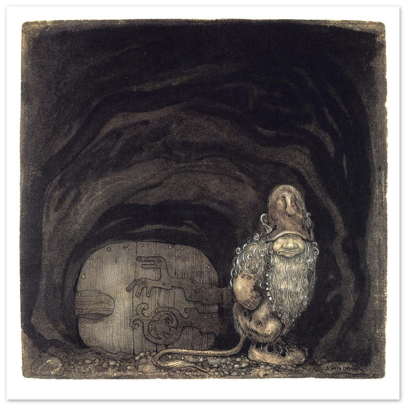 Troll illustration by John Bauer  print.