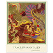 Edmund Dulac Tanglewood Tales illustration . The Dragon's Teeth Jason confronts the beat tha guards  Golden Fleece