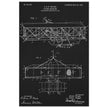Flying machine patent 1906 by the Wright brothers. Vintage airplane.