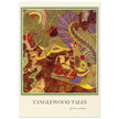 Edmund Dulac Tanglewood Tales illustration . The Dragon's Teeth Jason confronts the beat tha guards  Golden Fleece