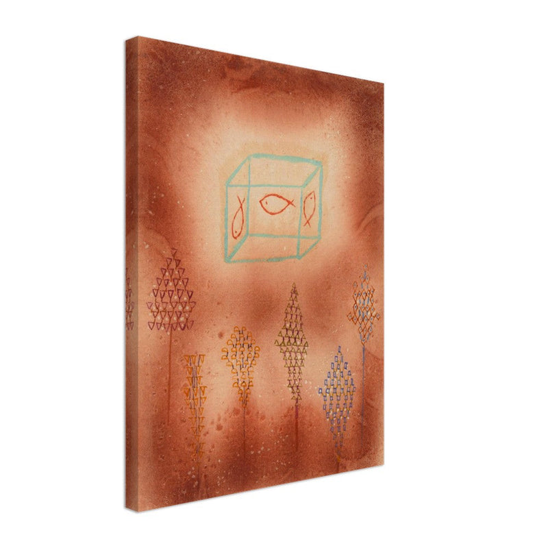 Paul Klee Aquarium im Garten ( Aquarium in garden) abstract painting.