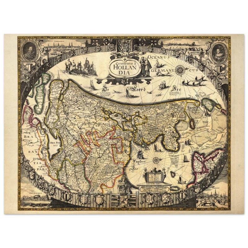Helmink Antique map of Holland