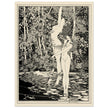 John Austen illustration for Hamlet The death of Ophelia