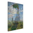 Woman with a Parasol Madame Monet and Her Son by Claude Monet