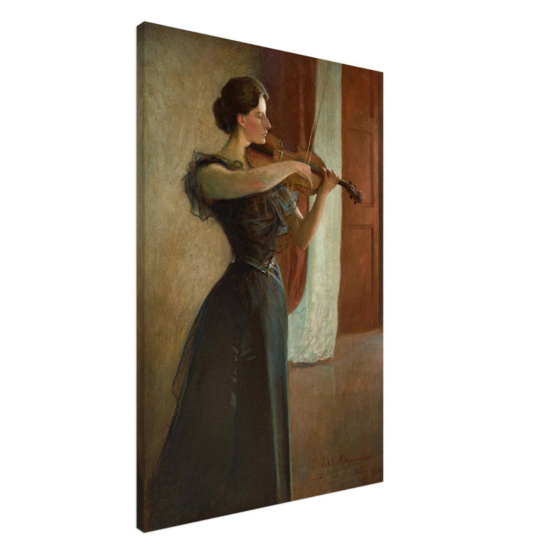 The violinist Portrait of Kathleen Cowan painting by John White Alexander