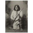 Geronimo Apache leader.  Portrait of native american indian.