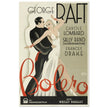 Bolero George Raft and Carole Lombard movie poster. Sweddish version Vintage prints of famous films