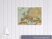 Ancient old map of Europe. George Erhard  antique map reproduction poster. decoration