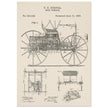 Road vehicle patent 540648 1895 by Charles Edgar Duryea. Automobile car history